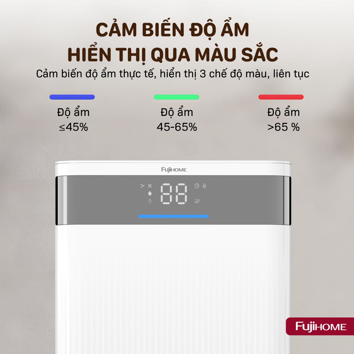 Máy hút ẩm dân dụng Fujihome DH12NW