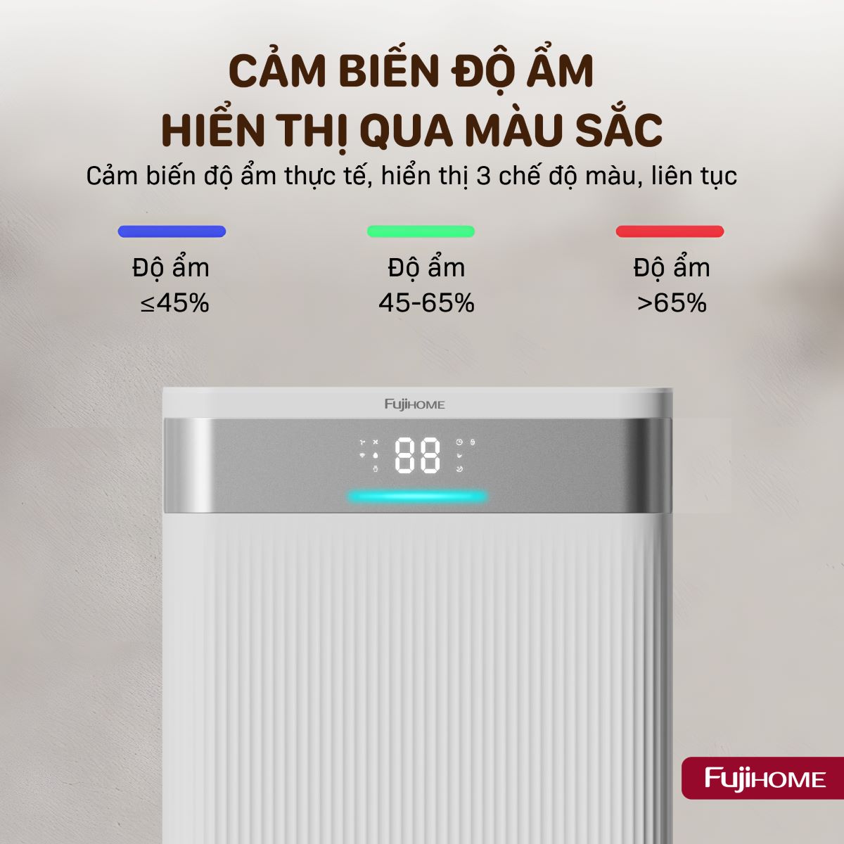 Máy hút ẩm dân dụng Fujihome DH16NW