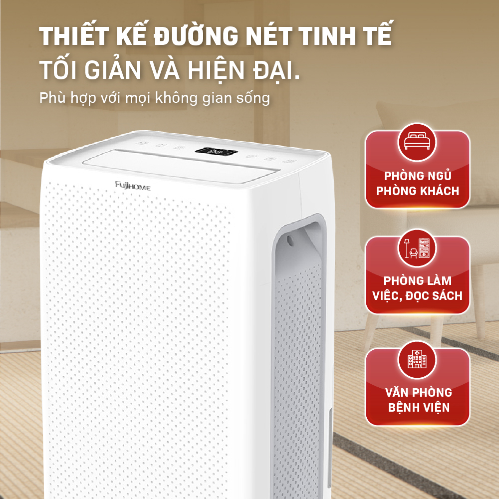 Máy hút ẩm dân dụng Fujihome DH18W