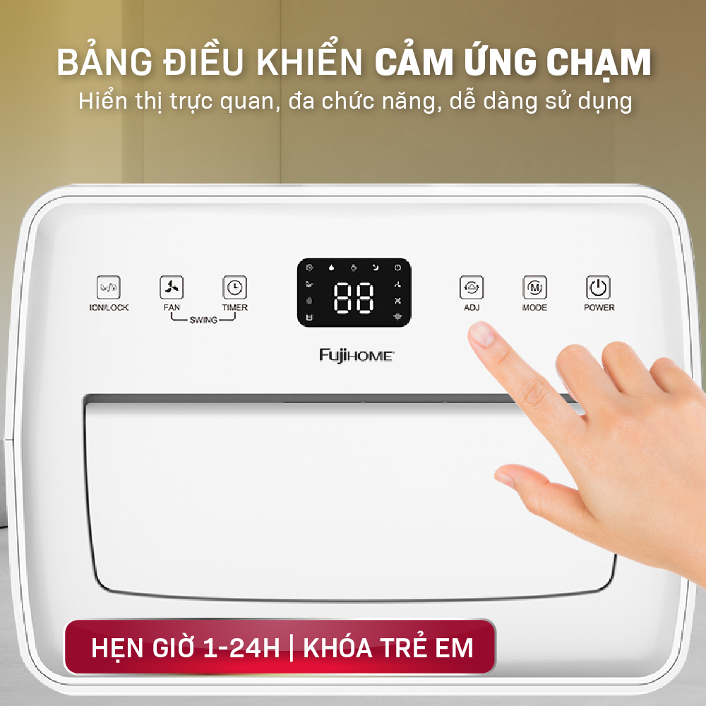 Máy hút ẩm dân dụng Fujihome DH18W