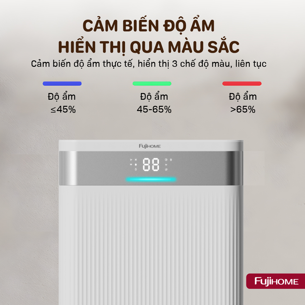 Máy hút ẩm dân dụng Fujihome DH20NW