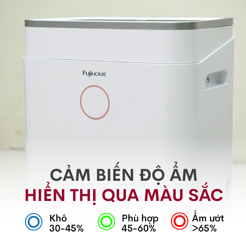 Máy hút ẩm dân dụng Fujihome DH20W