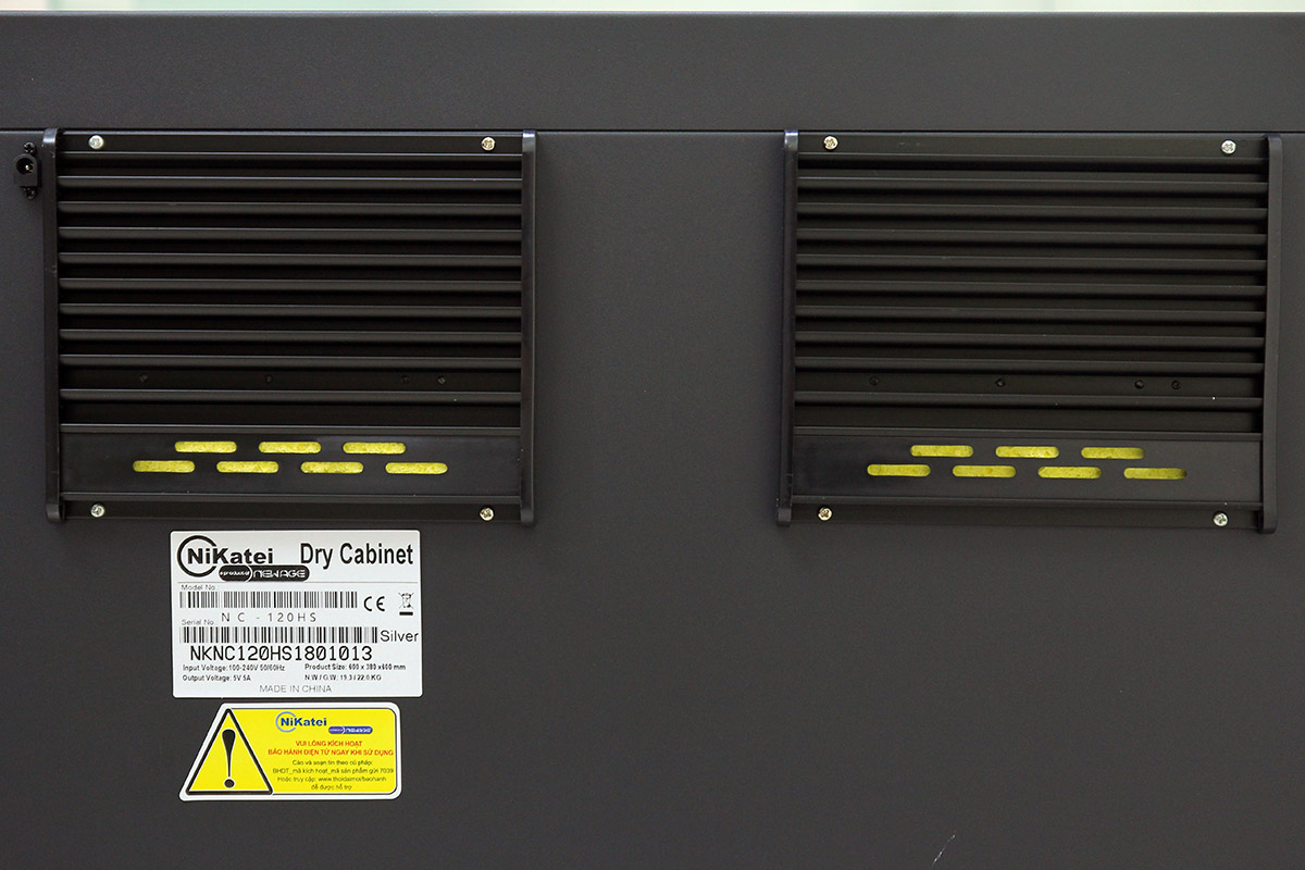 Tủ chống ẩm Nikatei NC-120HS Silver