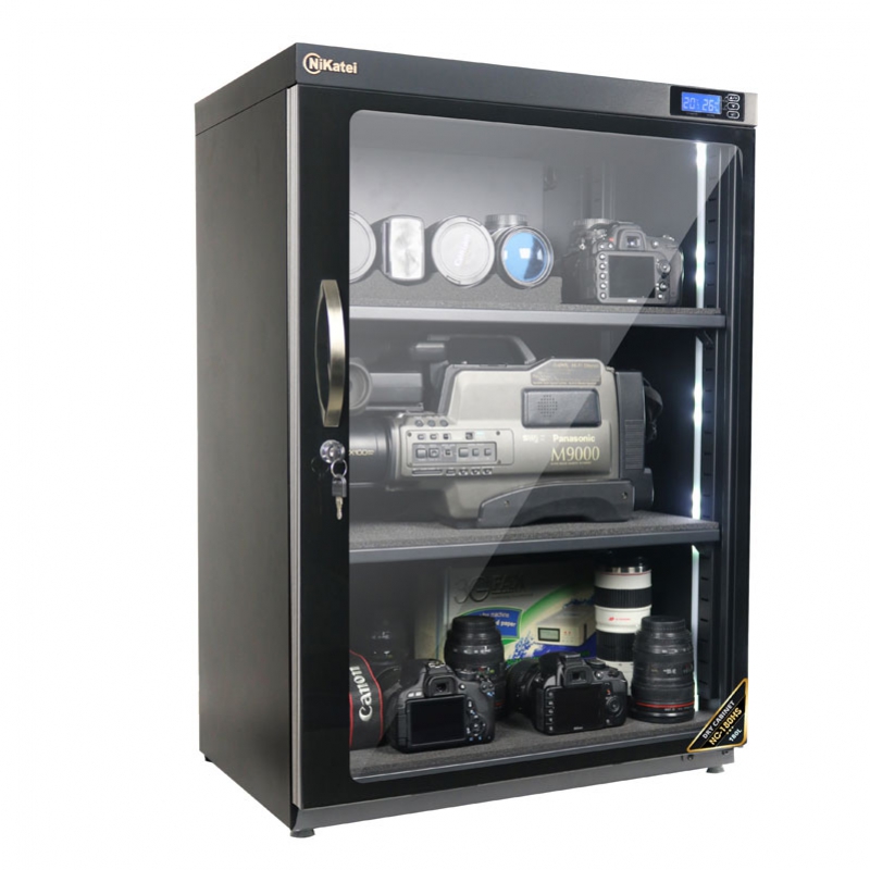 Tủ chống ẩm Nikatei NC-180HS Silver