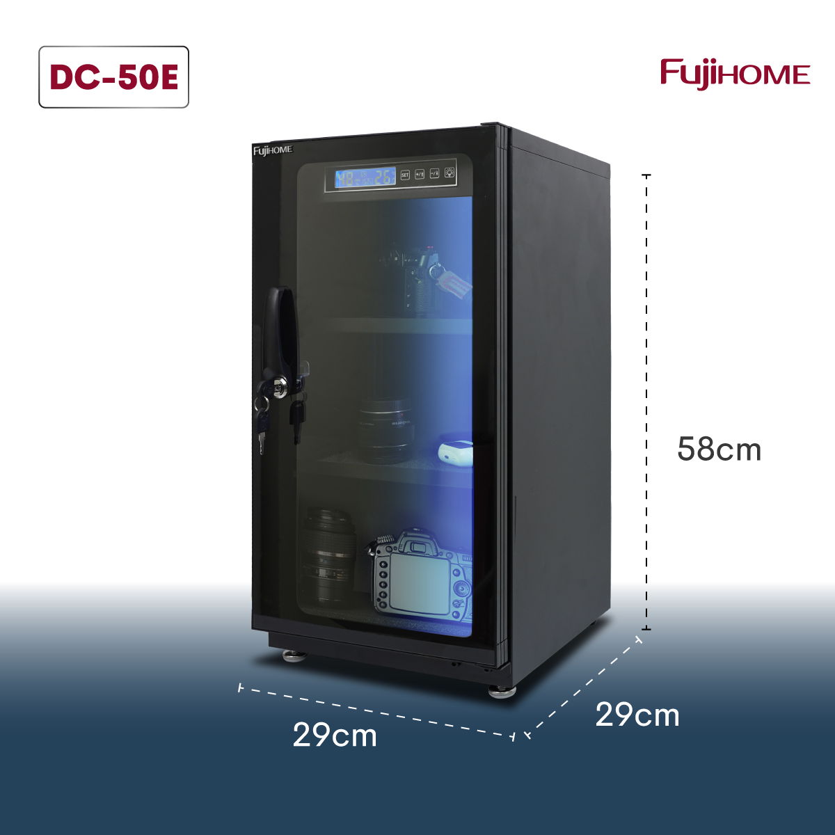 Tủ chống ẩm Fujihome DC-50E