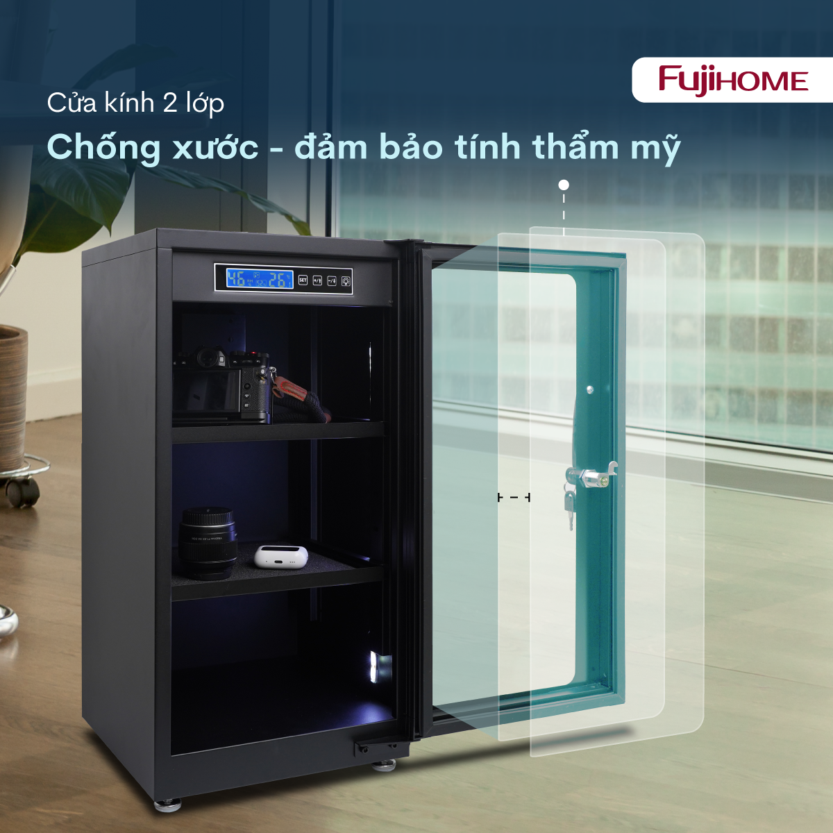 Tủ chống ẩm Fujihome DC-50E
