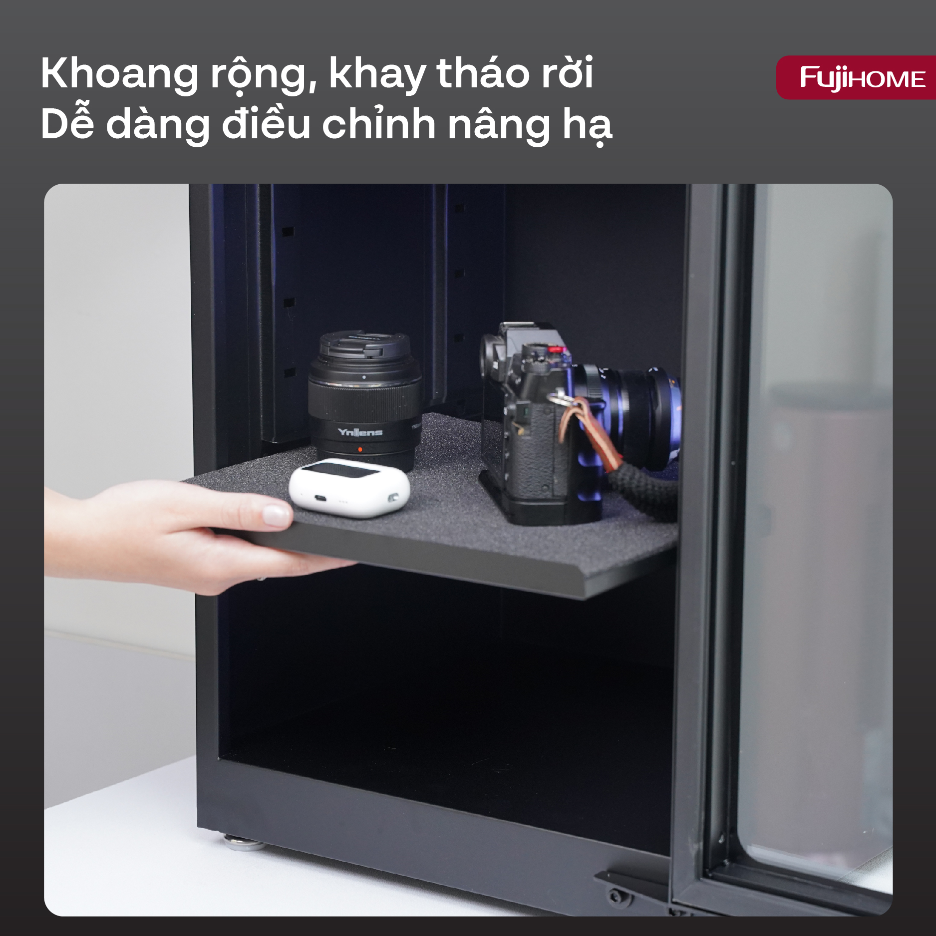 Tủ chống ẩm Fujihome DC-70E