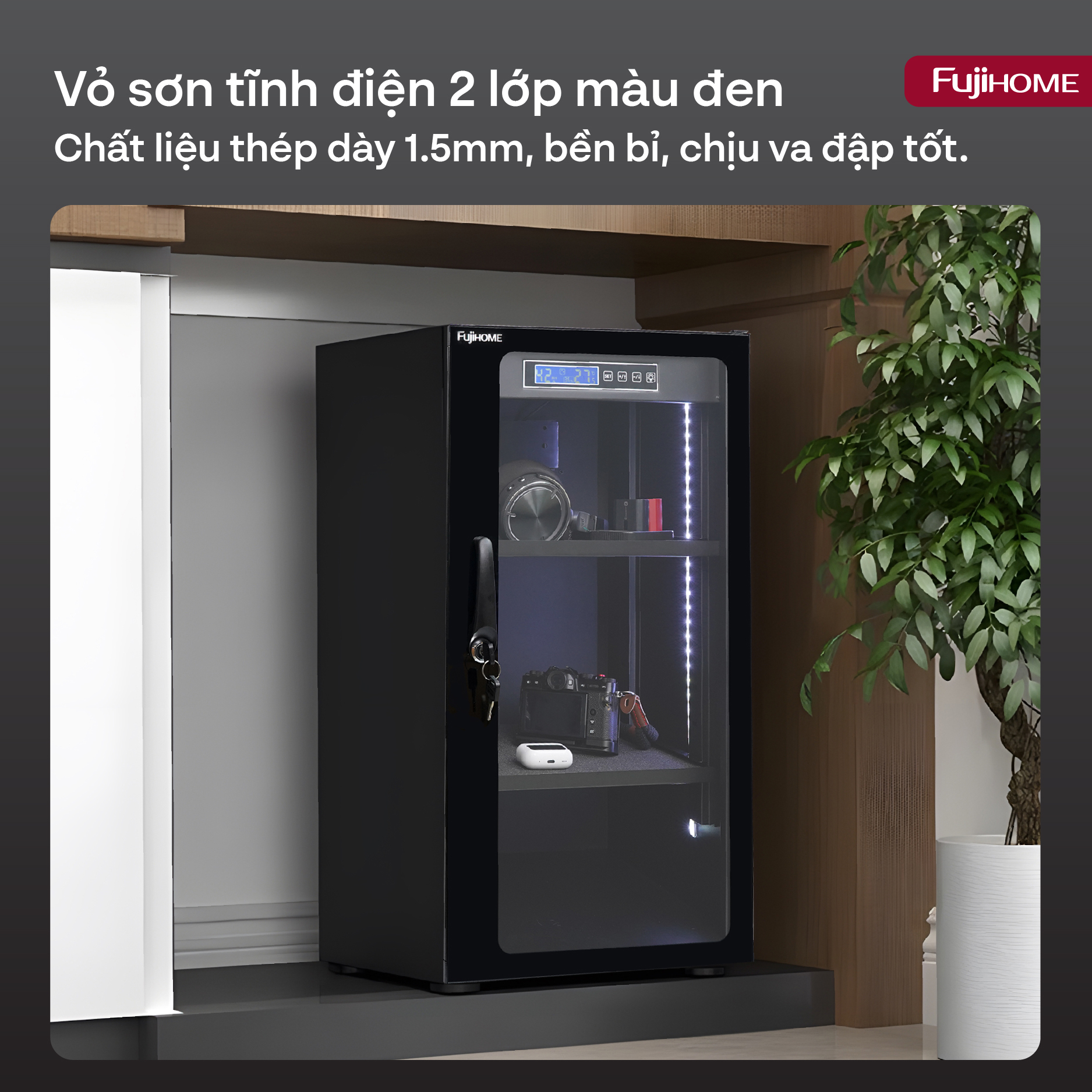 Tủ chống ẩm Fujihome DC-70E