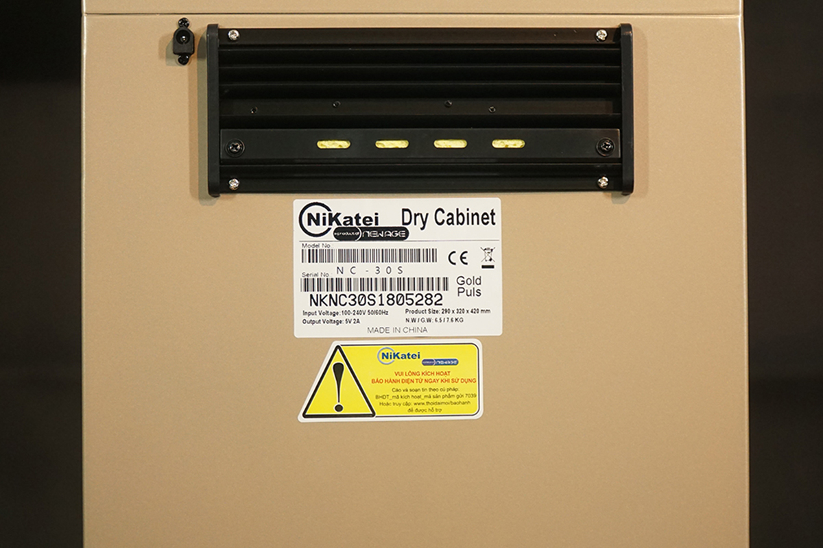 Tủ chống ẩm Nikatei NC-30S Gold Plus
