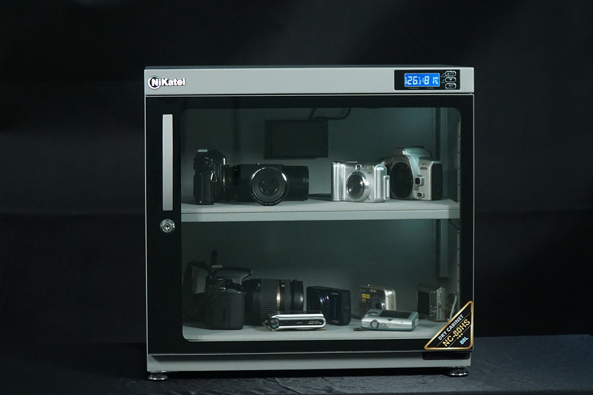 Tủ chống ẩm Nikatei NC-80HS Silver Plus