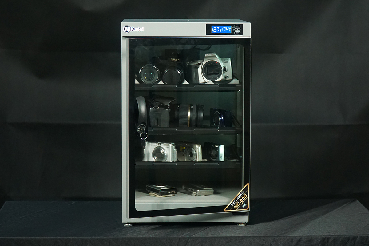 Tủ chống ẩm Nikatei NC-80S Silver Plus