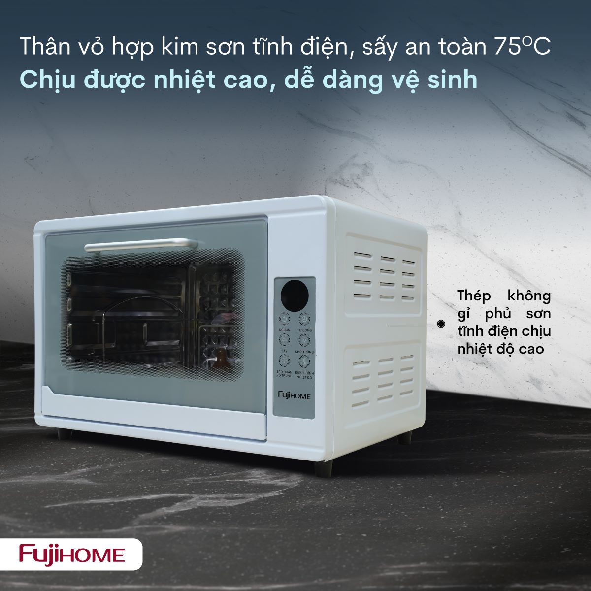 Tủ sấy tiệt trùng đa năng Fujihome DD38