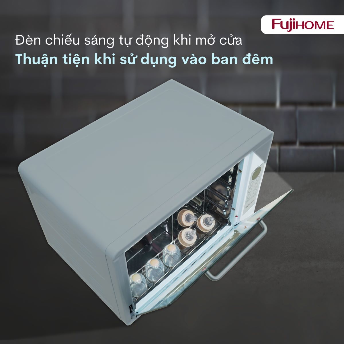 Tủ sấy tiệt trùng đa năng Fujihome DD38