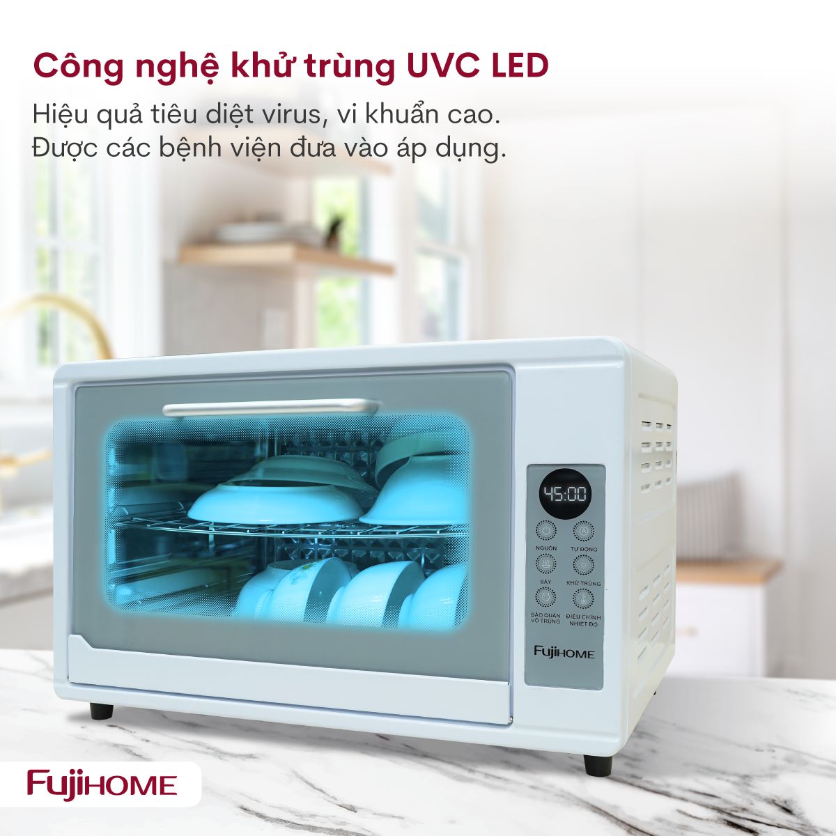 Tủ sấy tiệt trùng đa năng Fujihome DD48