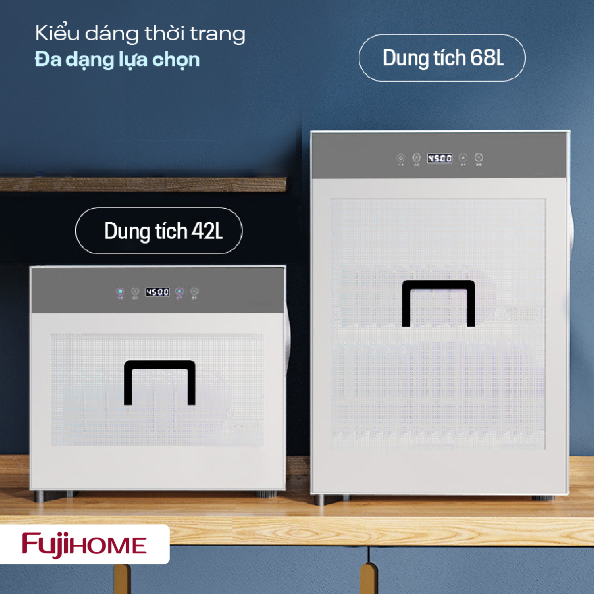 Tủ sấy chén bát tiệt trùng Fujihome DD68