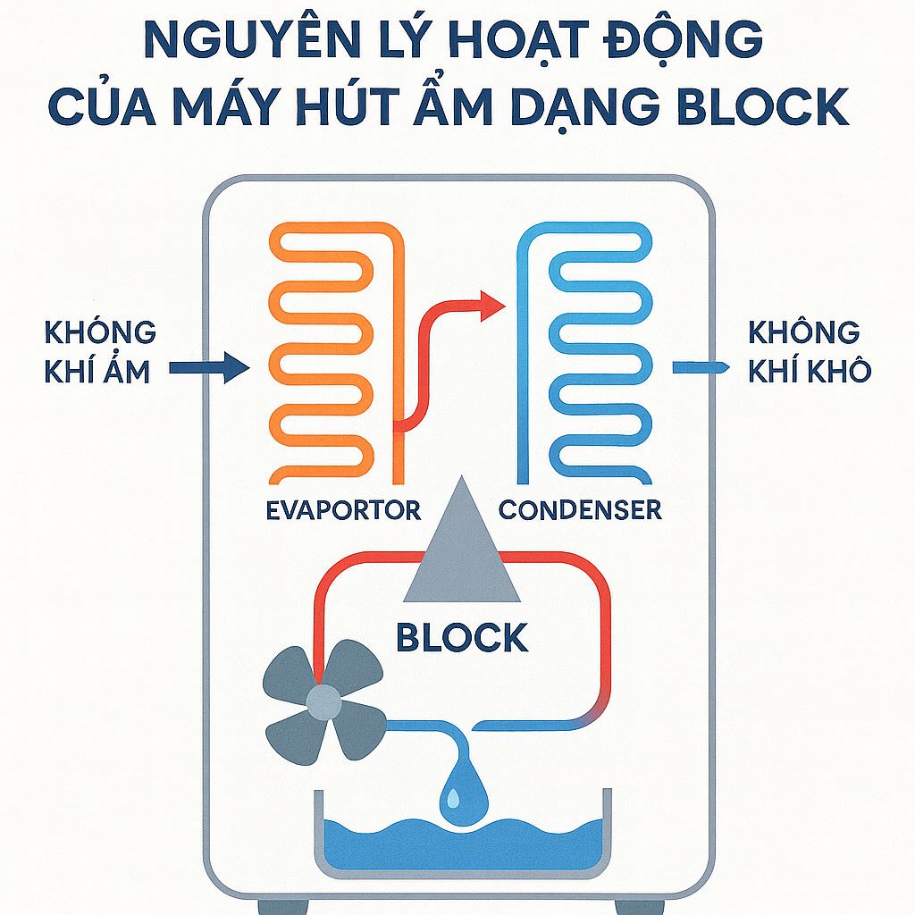 Cấu tạo máy hút ẩm công nghiệp – Hiểu rõ nguyên lý để vận hành hiệu quả